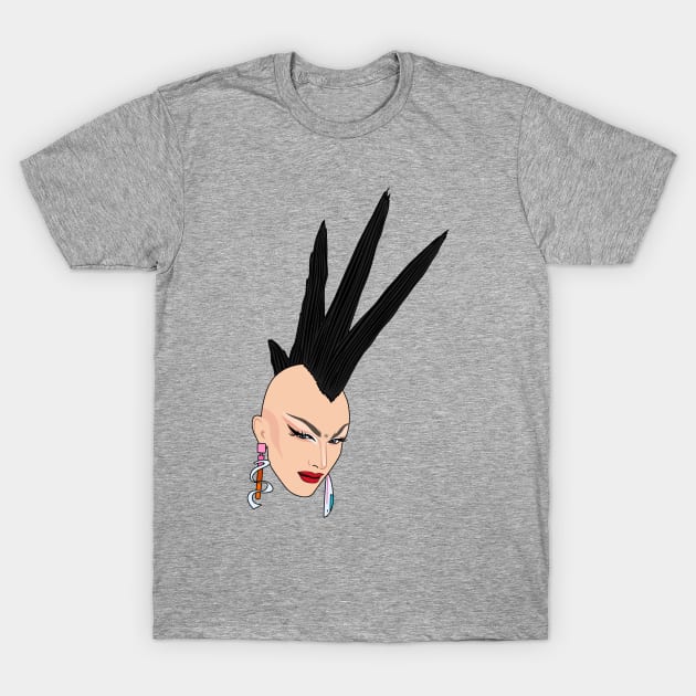 Sasha Velour Mohawk T-Shirt by Jakmalone